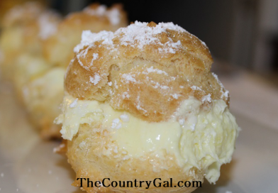 Lemon Filled Cream Puffs