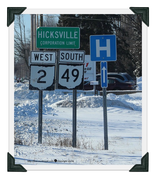 hicksville ohio sign